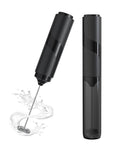 Milk Frother with Cover, Battery Operated Electric Frother, Whisk, Drink Mixer & Foamer for Coffee, Latte, Matcha, hot Chocolate