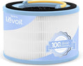 LEVOIT Sprout Air Purifier Filter - 3-Layer HEPA & Activated Carbon | High-Efficiency Replacement, White