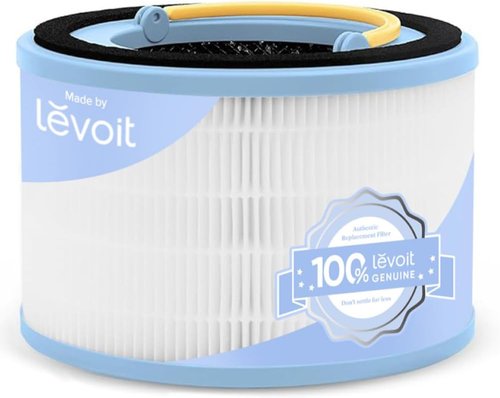 LEVOIT Sprout Air Purifier Filter - 3-Layer HEPA & Activated Carbon | High-Efficiency Replacement, White