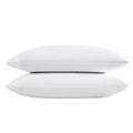 Vera Wang - Pillow Case Set, Luxury Sateen Cotton Bedding, 800 Thread Count, Soft & Smooth Bedding Set (White, Standard Pillowcases)