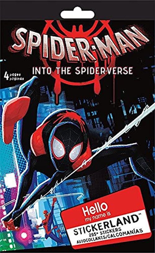 Miles Morales Bedspread Set for Kids - Bundle with Spiderman Quilted Bedspread for Twin Bed Plus Stickers, More | Spiderverse Twin Bedding for Boys