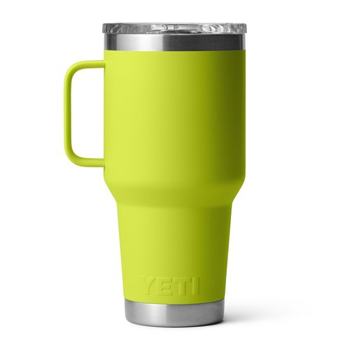 YETI Rambler 30 oz Travel Mug, Stainless Steel, Vacuum Insulated with Stronghold Lid, Chartreuse