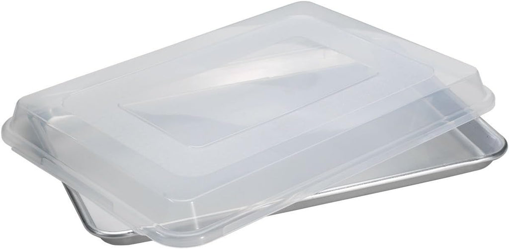 Nordic Ware Naturals Quarter Sheet Pan with Lid - Perfect for Baking & Meal Prep