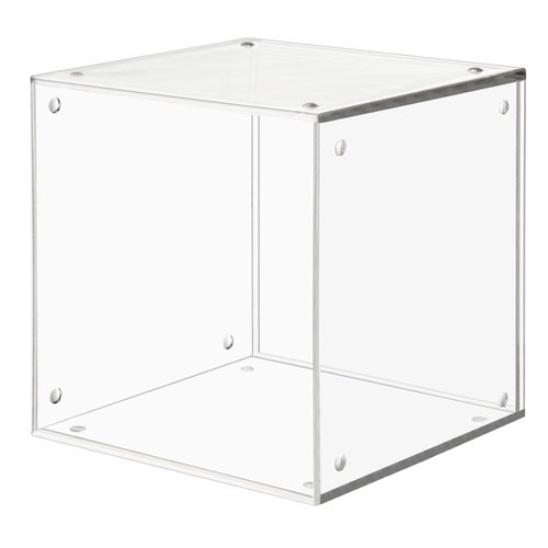 STORi Stackable Clear Plastic CD Organizers (2 Pack) Cube Jewel Case Holders Perfect for Theatre Room | Holds up to 12 CD Cases per Organizer | Made in USA