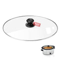 Oval Glass Crock Pot Lid 7 Quart Replacement for Oval lid Crock Pot Slow Cooker SCV700SS and for Hamilton Beach Slow Cooker Lids Replacement 7 Quart 33474G.