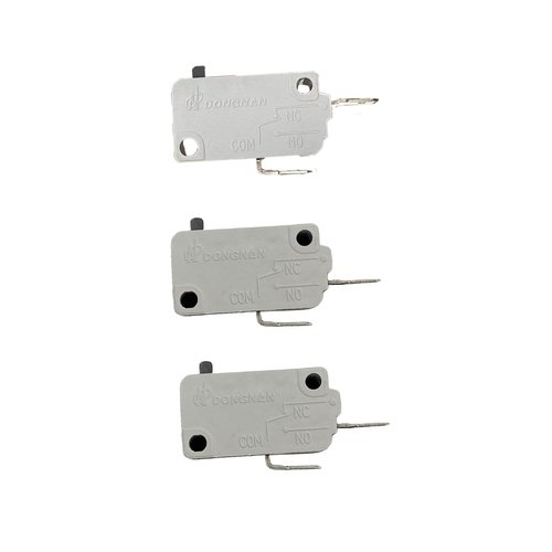 KW3A Microwave Oven Door Switch 16A 125/250V Door Interloc (2 Pack Normally Open & 1 Normally Close）Microwave Oven Door Switch Replacement Part