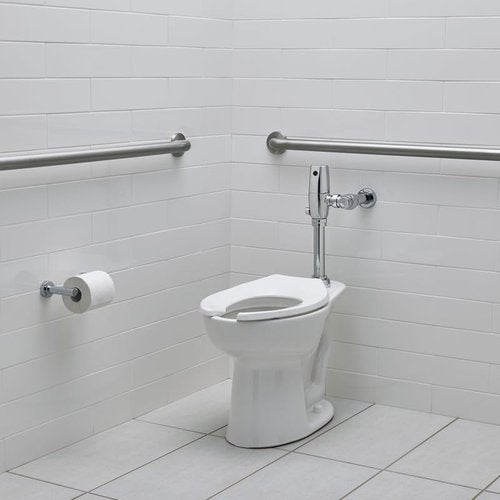 American Standard 5901110T.020 Commercial Heavy Duty Open Front Elongated Toilet Seat, White