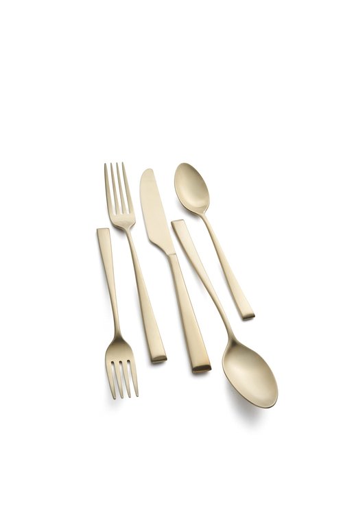 CAMBRIDGE Silversmiths Marlise Champagne Satin 20-Piece Flatware Set, Service for 4