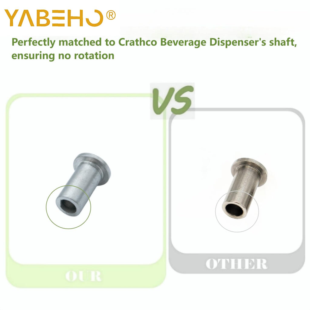 (3 Pack) 3220 Stainless Steel Bearing Sleeve Compatible with Crathco Parts,Replace Crathco 3220 Bearing Sleeve