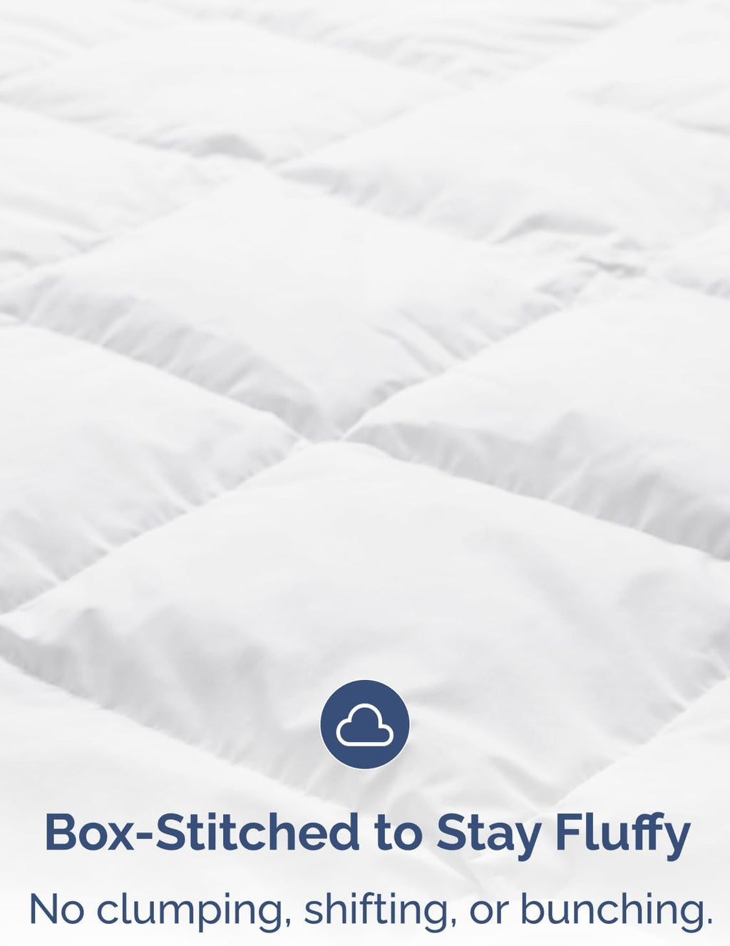Regine Switzerland Queen Size White Alternative Down Comforter - Warm, Lightweight & Breathable All-Season Bedding