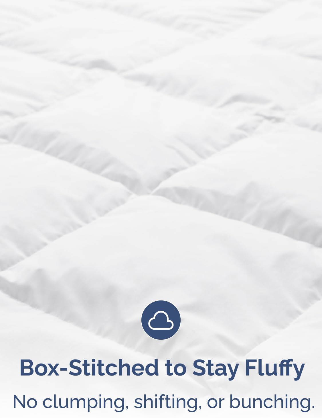 Regine Switzerland Queen Size White Alternative Down Comforter - Warm, Lightweight & Breathable All-Season Bedding