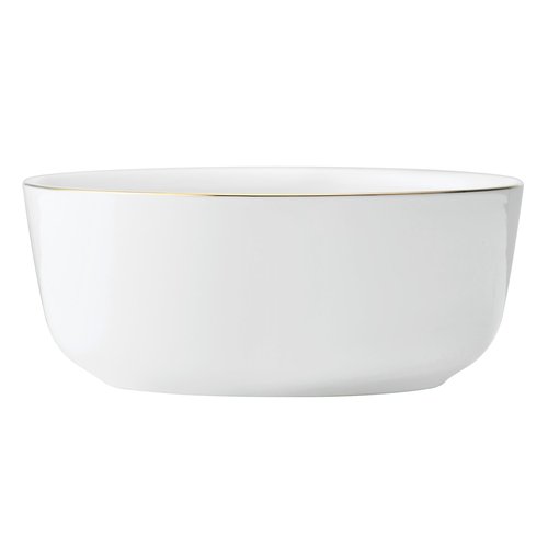 Mikasa Samantha Gold Bone China Chip Resistant 12 Piece Dinnerware Set, Servie for 4