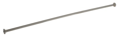 Design House 60 in. Shower Rod in Satin Nickel