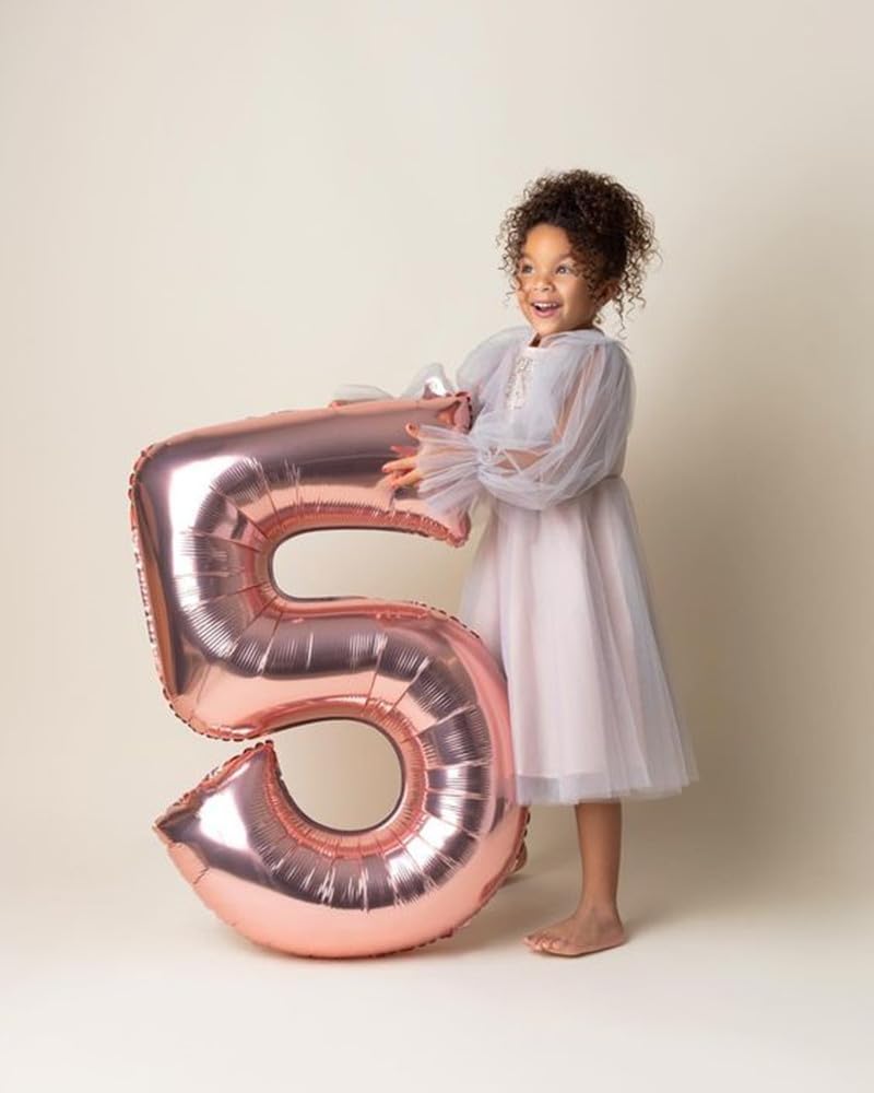 Rose Gold 40 Inch Number 8 Balloon - Perfect for 8th Birthday, Weddings & Graduations | Party Decorations