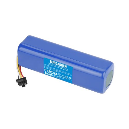 BURGARDEN 14.4V 6700mAh Replacement Battery for Xiaomi Roborock S50 S51 S55 S4 S5 S6 S7 E20 E25 E4 E25 E35 C10 T6 T60 T65 Max T4 T6 Vacuum Cleaner, Li-ion Battery Cell
