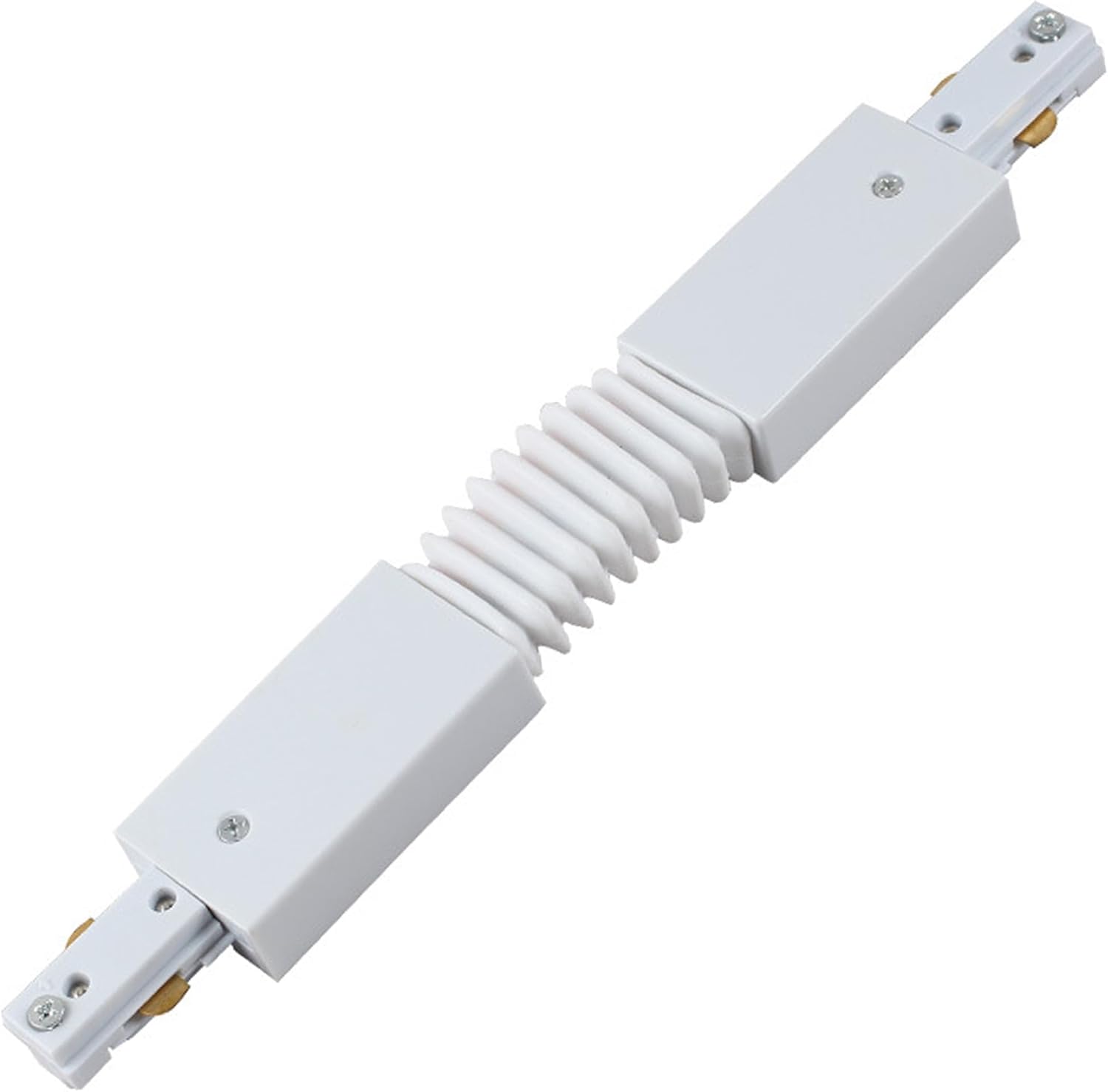 Skiennix H Type Track Lighting Connector - Flexible White 3-Wire Adjustable Accessory