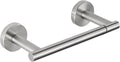 Brushed Nickel Toilet Paper Holder by [Brand Name] - Double Post Pivoting Design, Rustproof & Wall-Mountable for Mega Rolls