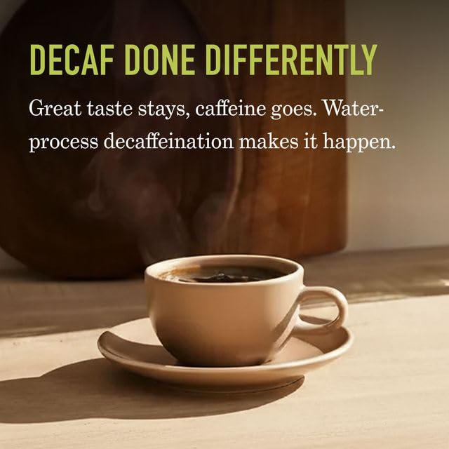 Peet's Coffee Medium Roast Decaf K-Cup Pods - Decaffeinated Arabica Coffee, 60 Count (6 Boxes of 10 Pods)