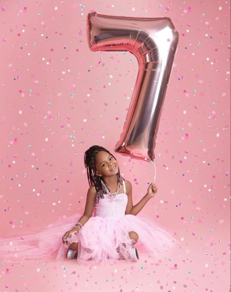 Regine Switzerland 40-Inch Rose Gold Number 27 Balloons - Perfect for Birthdays, Weddings & Celebrations