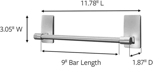 Command Towel Bar - Water Resistant Strips for Bathroom Organization | Easy Installation