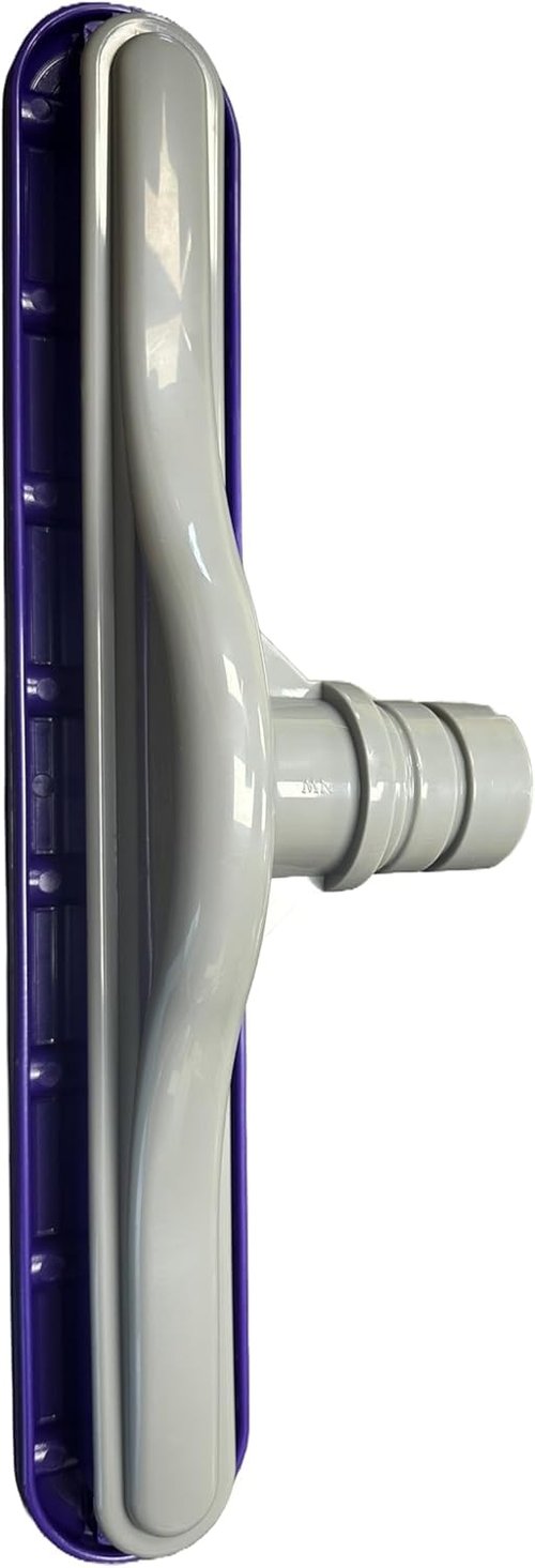 14″ EZ Glide Floor Tool with 2 Piece S Wand Replacement for ProTeam Backpack Vacuums — 1.5″ Nut-Coupling Wand Fits Multi-Surface Nylon Brush Head for Hard Floor & Low-Pile Carpet, Replaces # 101446