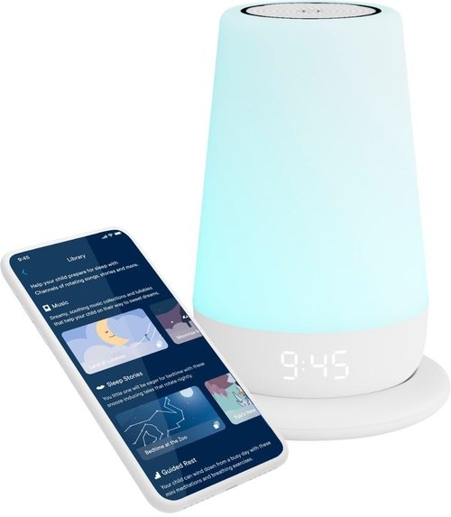 Hatch Rest+ Sound Machine - 2nd Gen Child’s Night Light & Alarm Clock | Portable Sleep Trainer with White Noise & Bedtime Stories