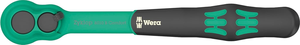 WERA - 12-Piece Zyklop Comfort Ratchet Set | 3/8" Drive with Reversing Lever - Metric Tools