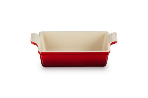 Le Creuset Stoneware Heritage Loaf Pan, 9" x 5" x 3" (1.5 qt.), Cerise
