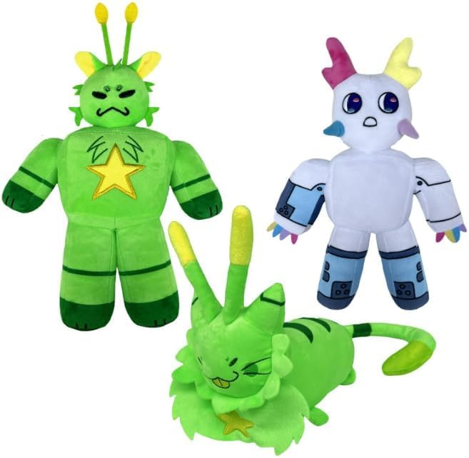 Regine Switzerland Gnarpy Plush Toy - Adorable Alien Cat Doll Gift for Fans | Soft Green Design