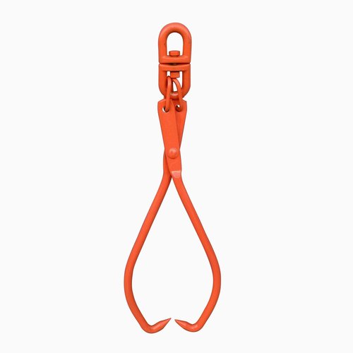 Skidding Tongs Log Lifting/Swivel Dragging Steel Tongs Log Lifting, Handling, Dragging & Carrying Tool / 32" Jaw Opening (32"-Double Swivel)