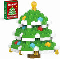 Christmas Tree Holiday Figurines - Splicing Party Favors for Stuffers & Gifts