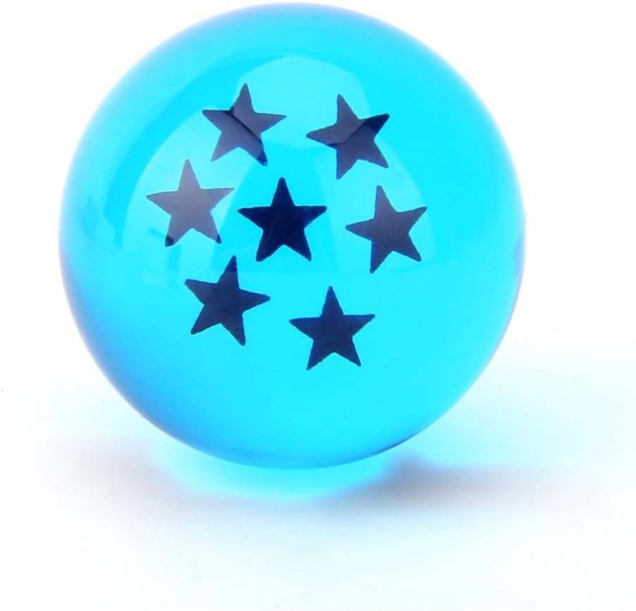 Viru Crystal Glass Ball Stars - Anime Collectibles Gift Box Set of 7 Pieces | 43mm Diameter