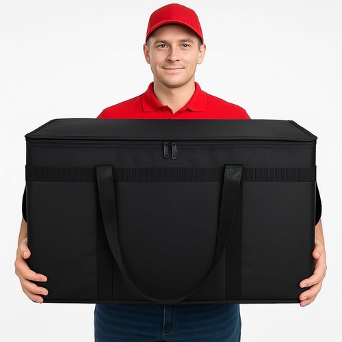 Bodaon Insulated Food Delivery Bag - 3-Pack XXXL Pizza Cooler | Thermal Carrier for Catering & Travel