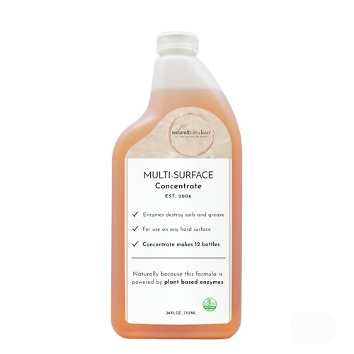 naturally it's clean Enzymatic Multi-Surface Cleaner 24 oz Concentrate