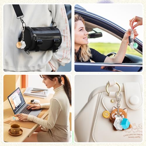 Keyboard Fidget Toys Adults - 12PCS Fidget Clicker Fidgets Keychain Cound Fidget Toy Stress Relief Gifts for Office School Home Classroom