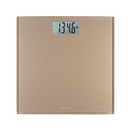 Taylor Digital Scale for Body Weight, 400 LB Capacity, Durable Glass Platform 11.8 x 11.8 Inches, Easy Read 3.2 x 1.5 In Display, Offering Daily Use in Homes for Enhance Performance, Champagne