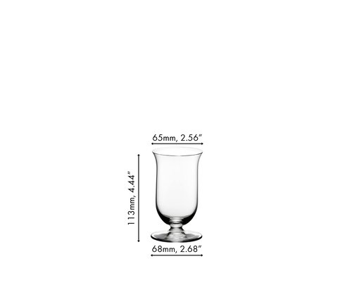 Riedel Vinum Single Malt Whisky Glasses, Dishwasher Safe, Set of 2 6416/80