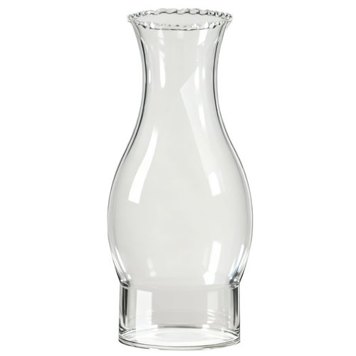 3 x 8.5Inch Clear Glass Lamp Chimney for Vintage and Antique Style Fixture Replacement Globes & Shades, Handblown Clear Glass Chimney Lamp Shade for Oil Lamps Wall Lamps Home Decor(Vase Opening)
