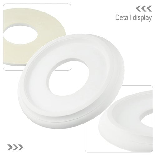 Ceiling Medallion 10cm Inner Hole 3cm Thickness, Waterproof Decorative Plate for Ceiling Fan Light Fixtures and Chandeliers, for Home Decor Light Trim 25cm Outer Diameter