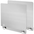 Ferraycle 2 Packs Stainless Steel Fryer Splash Guard Commercial Side Stove Splash Splatter Guard for Stop Oil from Splattering(20-1/2)