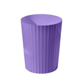 Eurysman Small Platic 2 Gallon Trash Can - Compact Wastebin for Bathroom, Kitchen, Office, Home Use - Purple