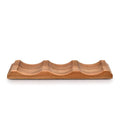 EDHAS Tabletop Wine Racks Acacia Wood Countertop Cabinet Wine Holder Wine Storage Shelf for Kitchen Bar, Pantry, Wine Cellar, Basement (12" X 4" X 1")