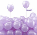 PartyWoo Pearl Lavender Balloons - 100pcs 5-Inch Light Pastel Purple Latex Helium Balloons for Bachelorette & Birthday Parties