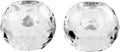 Crystal Ball Candle Holders by [Brand Name] - Elegant Taper Holder Set of 2 for Dining Table Decor | Clear