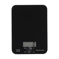 KitchenAid KQ914BA Digital Glass Top Kitchen and Food Scale, 11 lb Capacity, Measures Liquid & Dry Ingredients, Rotating Knob, Precise Results for Baking, Cooking, Keto and Meal Prep, Tare, Black