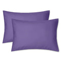 EXQ Home Toddler Pillowcases Zippered 13x18 Travel Pillow Case Set of 2, Small Pillow Case Fits Baby Pillow Sized 12x16, 13x18, Kids Pillowcases 2 Pack Machine Washable（Deep Purple）