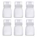 RAMFIYN Condiment Porous Squeeze Bottles, Small Salad Dressing & Sauce Container, Multi-nozzle Bottle - 6 pcs, 6oz, 5 nozzles
