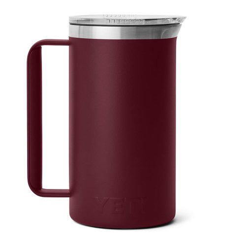 YETI Rambler 34 oz Pitcher, Vacuum Insulated, Stainless Steel with MagSlider Lid, Wild Vine Red