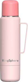 Skiennix Stainless Steel Insulated Water Bottle - Leak Proof Design | Keeps Drinks Hot or Cold, 40 oz, Pink