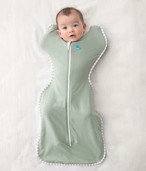 Love to Dream Swaddle - Baby Sleep Sack for Newborns | Self-Soothing, Snug Fit, 0.2 Tog, Olive, 5-8.5 lbs